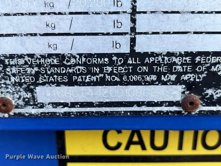 image for item EU8552 2013 Reinke container trailer