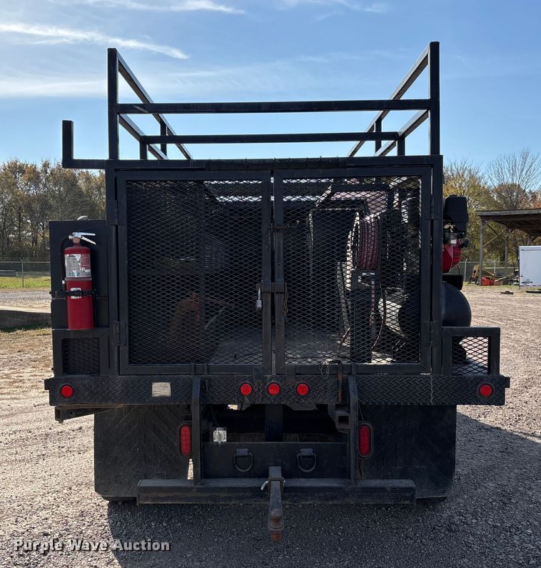 image for item EV3320 1998 International 4700 Low Profile Crew Cab utility / service truck