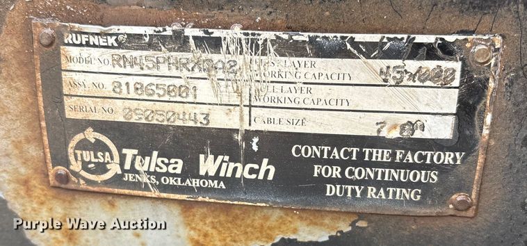 image for item EV3355 2006 Sterling Truck L9500 Series winch truck