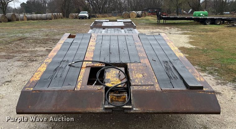 image for item EV3356 2000 ATOK lowboy equipment trailer