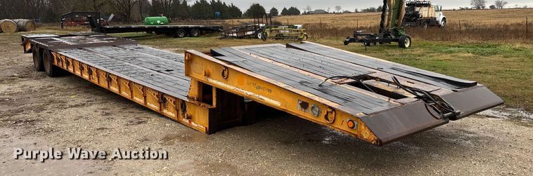 image for item EV3356 2000 ATOK lowboy equipment trailer
