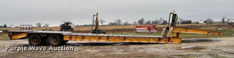 image for item EV3356 2000 ATOK lowboy equipment trailer