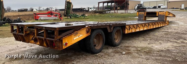 image for item EV3356 2000 ATOK lowboy equipment trailer