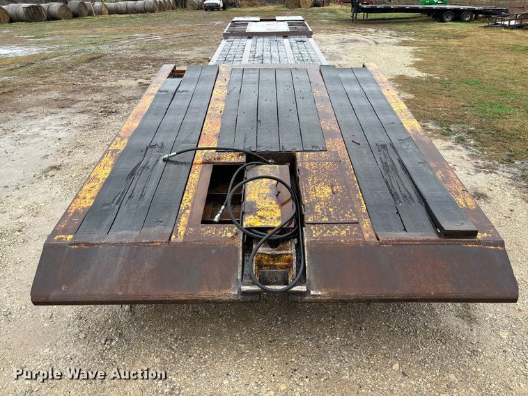image for item EV3356 2000 ATOK lowboy equipment trailer