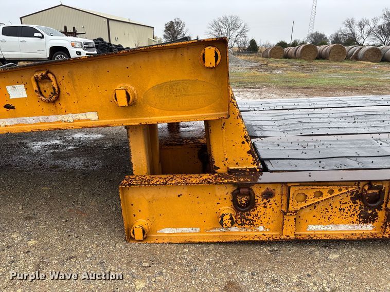 image for item EV3356 2000 ATOK lowboy equipment trailer