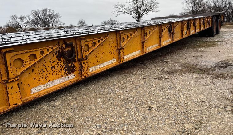 image for item EV3356 2000 ATOK lowboy equipment trailer