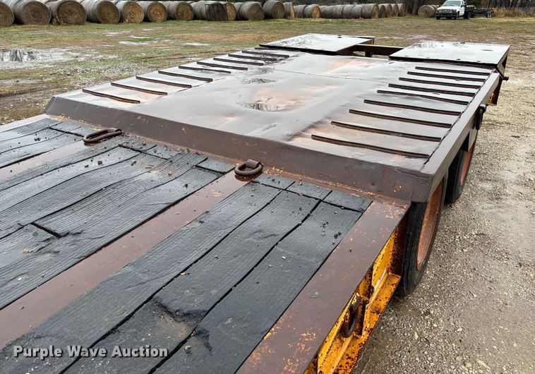 image for item EV3356 2000 ATOK lowboy equipment trailer