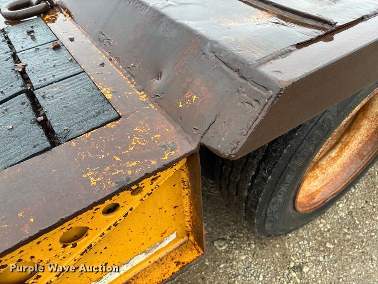 image for item EV3356 2000 ATOK lowboy equipment trailer