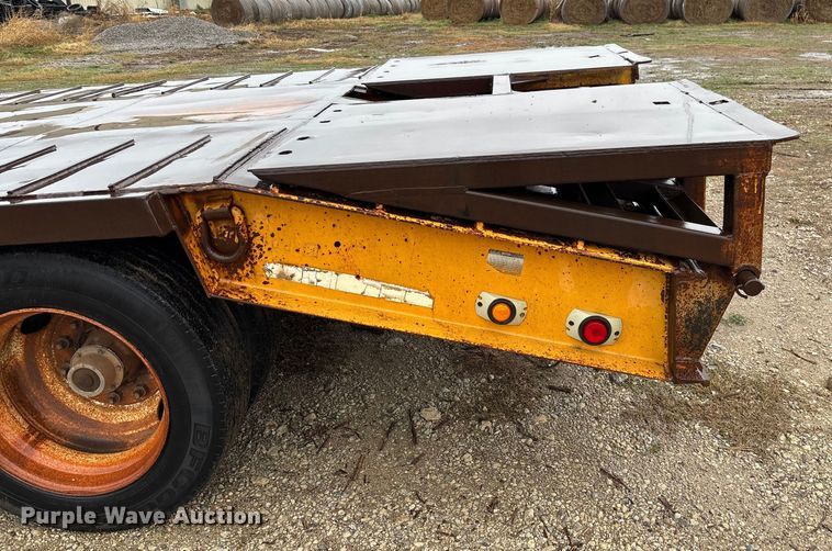 image for item EV3356 2000 ATOK lowboy equipment trailer