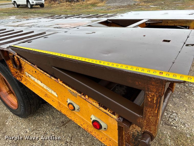 image for item EV3356 2000 ATOK lowboy equipment trailer