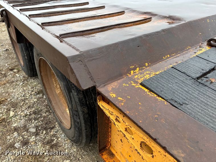 image for item EV3356 2000 ATOK lowboy equipment trailer