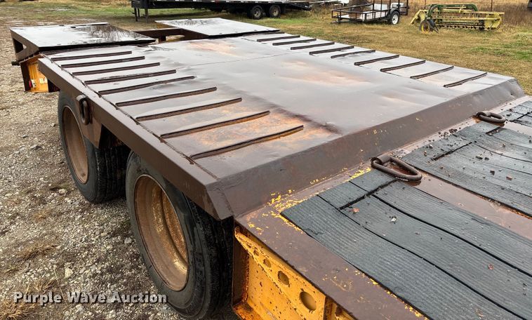 image for item EV3356 2000 ATOK lowboy equipment trailer