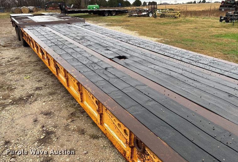 image for item EV3356 2000 ATOK lowboy equipment trailer