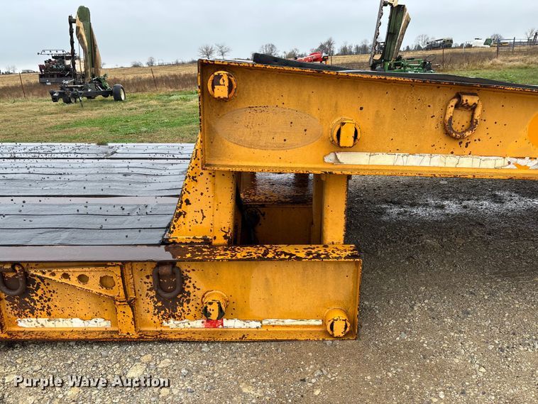 image for item EV3356 2000 ATOK lowboy equipment trailer