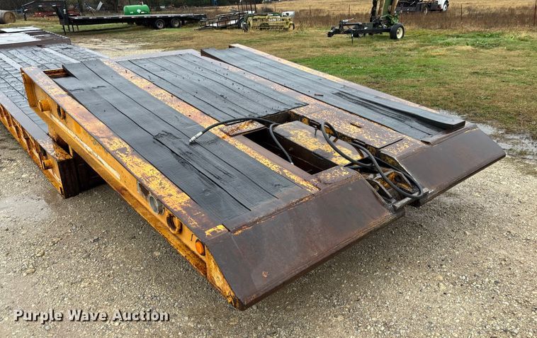 image for item EV3356 2000 ATOK lowboy equipment trailer