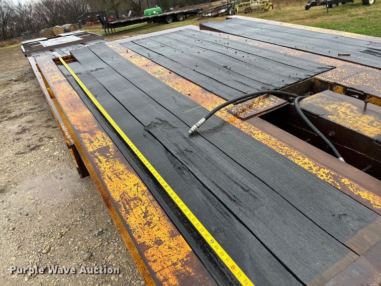 image for item EV3356 2000 ATOK lowboy equipment trailer