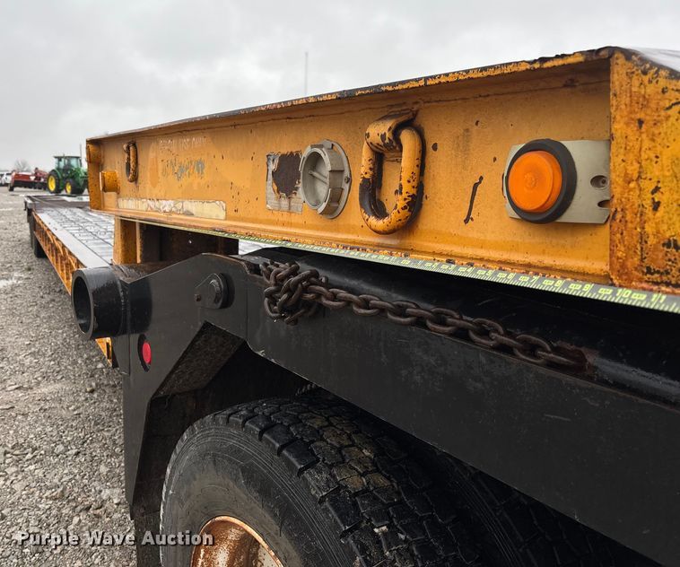 image for item EV3356 2000 ATOK lowboy equipment trailer