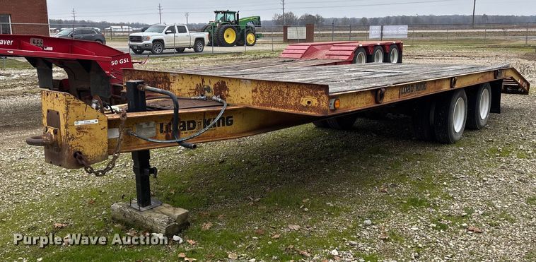 image for item EV3399 1988 Load King 202LT equipment trailer
