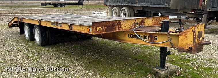 image for item EV3399 1988 Load King 202LT equipment trailer