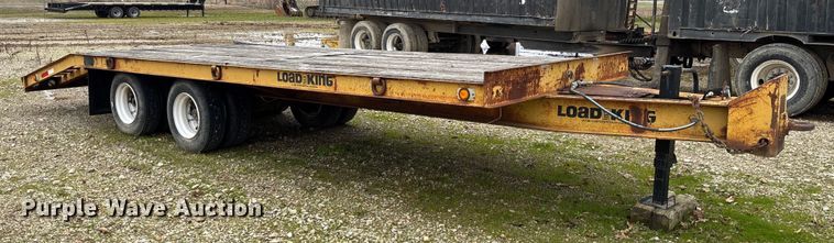 image for item EV3399 1988 Load King 202LT equipment trailer