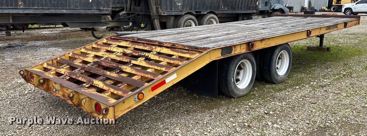 image for item EV3399 1988 Load King 202LT equipment trailer