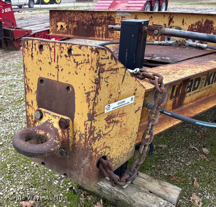 image for item EV3399 1988 Load King 202LT equipment trailer