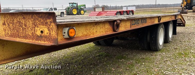 image for item EV3399 1988 Load King 202LT equipment trailer