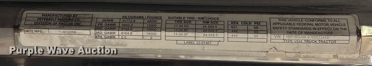 image for item FI1513 2000 Peterbilt 379 semi truck