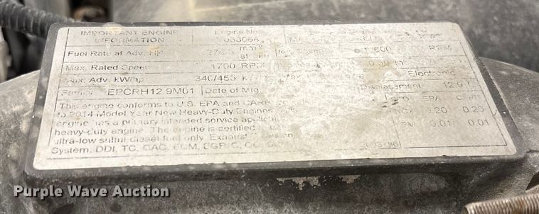 image for item FI1514 2015 Peterbilt 567 dump truck