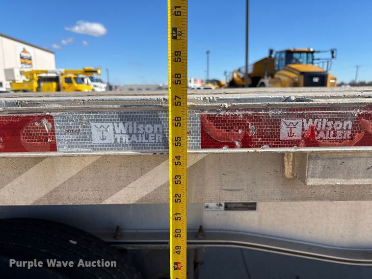image for item FI1517 2014 Wilson AF-1080SS flatbed trailer