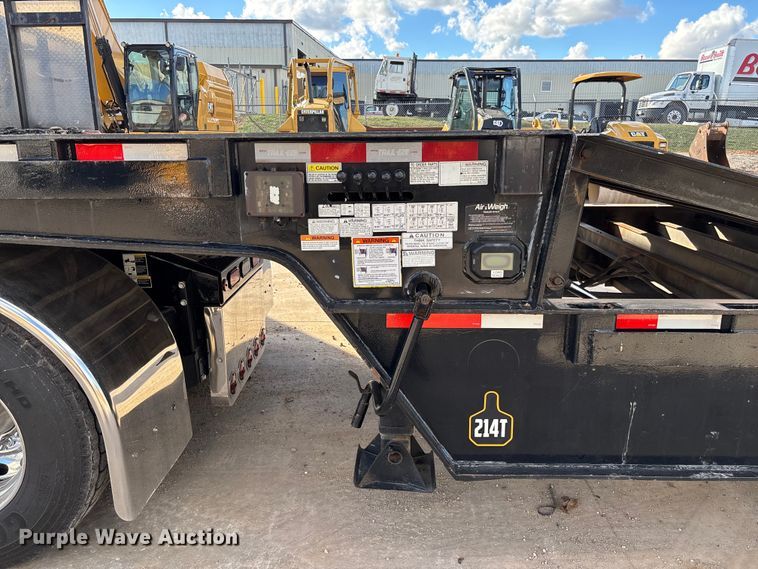 image for item FI1520 2014 Trail-Eze TE80HT drop deck hydraulic tail equipment trailer