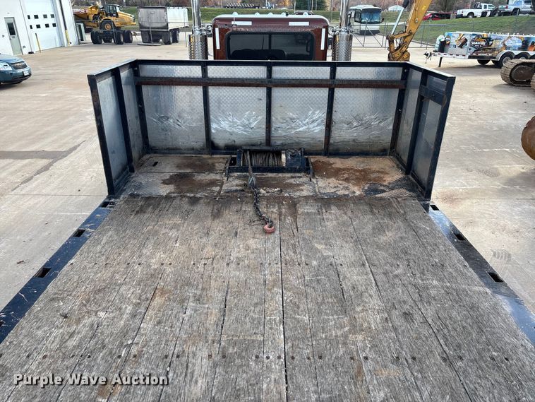 image for item FI1520 2014 Trail-Eze TE80HT drop deck hydraulic tail equipment trailer