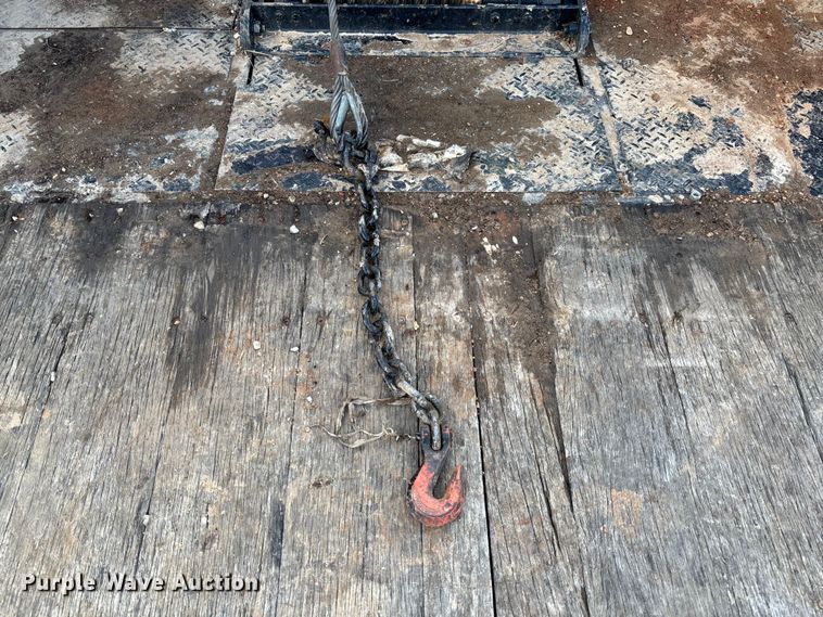 image for item FI1520 2014 Trail-Eze TE80HT drop deck hydraulic tail equipment trailer