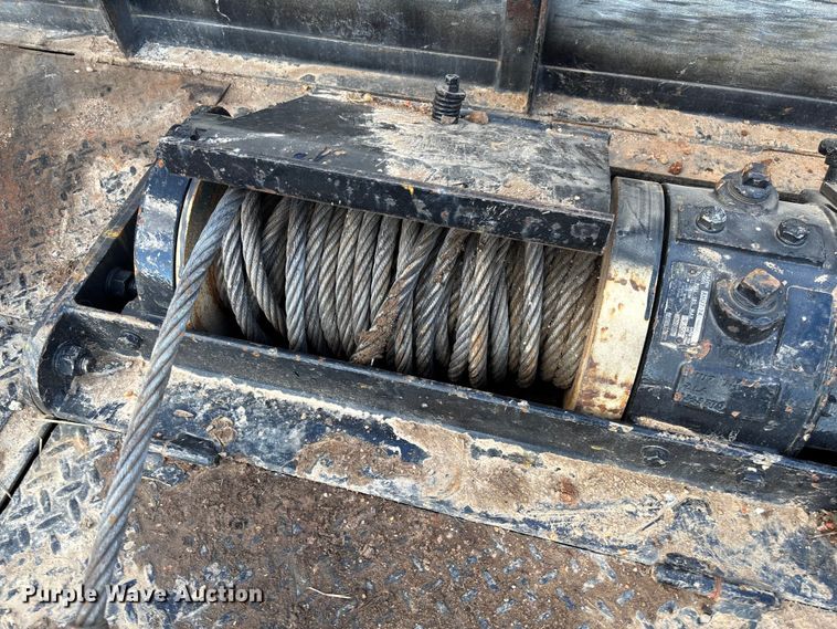 image for item FI1520 2014 Trail-Eze TE80HT drop deck hydraulic tail equipment trailer