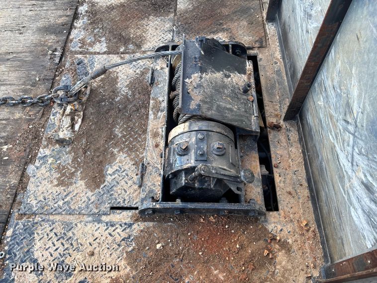 image for item FI1520 2014 Trail-Eze TE80HT drop deck hydraulic tail equipment trailer