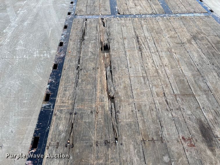 image for item FI1520 2014 Trail-Eze TE80HT drop deck hydraulic tail equipment trailer