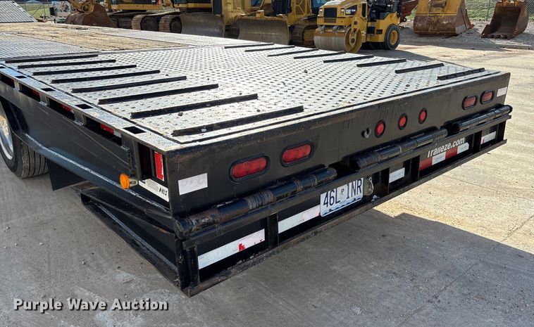 image for item FI1520 2014 Trail-Eze TE80HT drop deck hydraulic tail equipment trailer