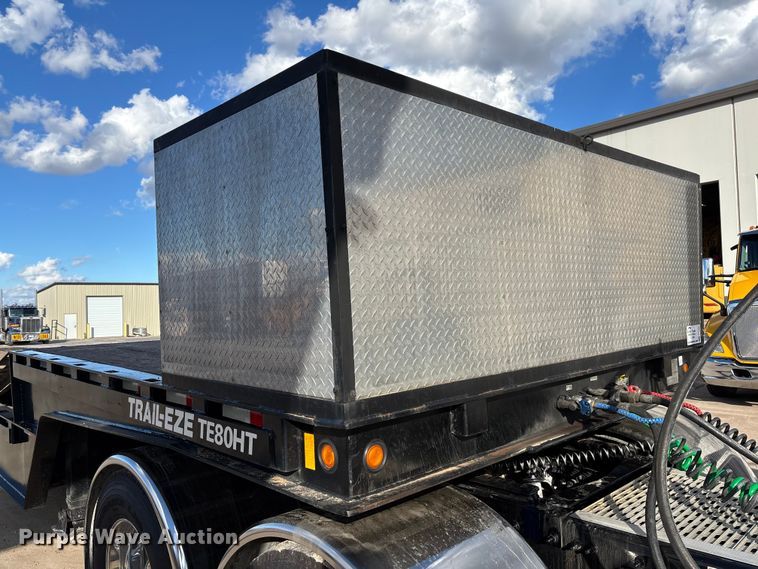 image for item FI1520 2014 Trail-Eze TE80HT drop deck hydraulic tail equipment trailer