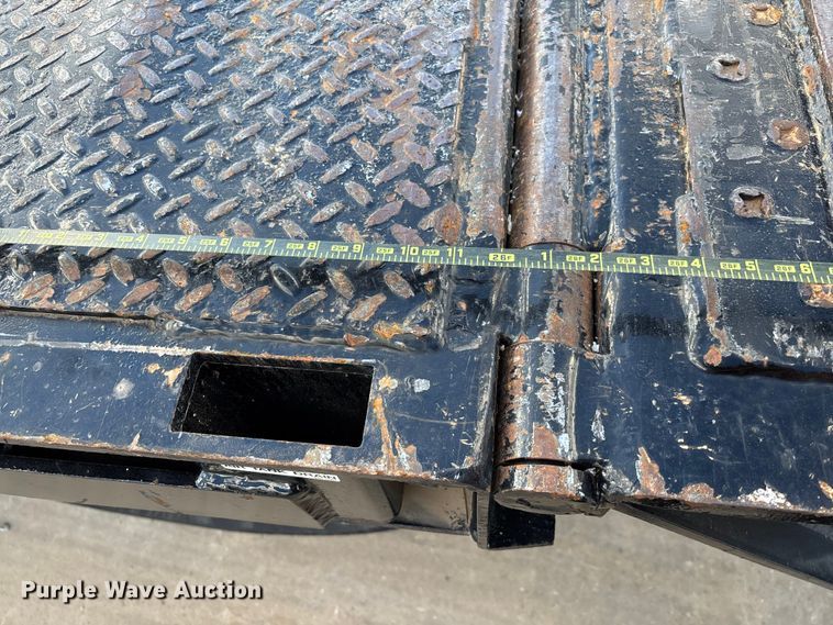 image for item FI1520 2014 Trail-Eze TE80HT drop deck hydraulic tail equipment trailer