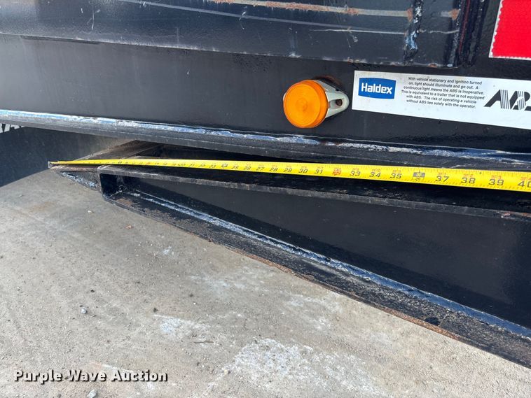 image for item FI1520 2014 Trail-Eze TE80HT drop deck hydraulic tail equipment trailer