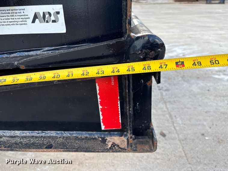 image for item FI1520 2014 Trail-Eze TE80HT drop deck hydraulic tail equipment trailer