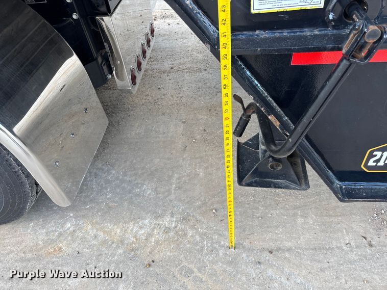 image for item FI1520 2014 Trail-Eze TE80HT drop deck hydraulic tail equipment trailer