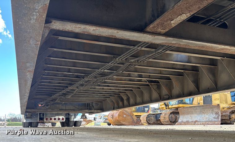 image for item FI1520 2014 Trail-Eze TE80HT drop deck hydraulic tail equipment trailer