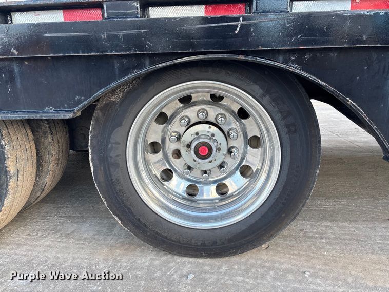 image for item FI1520 2014 Trail-Eze TE80HT drop deck hydraulic tail equipment trailer