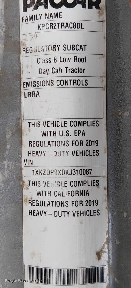 image for item FK0777 2019 Kenworth T880 semi truck