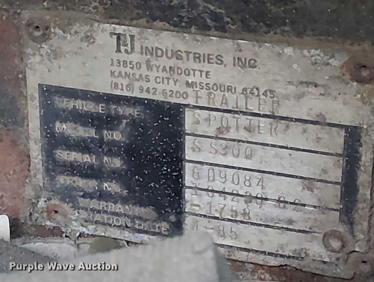 image for item FK0861 TJ Spotter S 300  yard truck