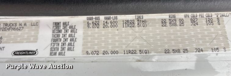 image for item FK1032 2014 Freightliner Business Class M2 flatbed truck