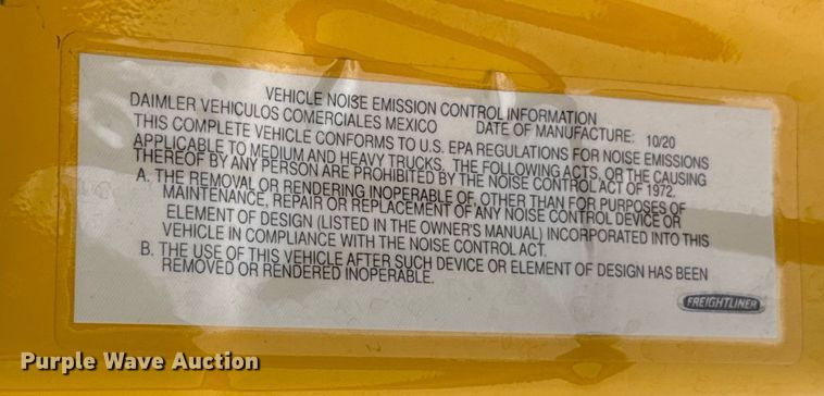 image for item HI9383 2021 Freightliner Cascadia 126 semi truck