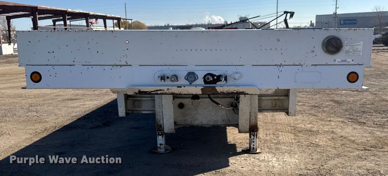 image for item NA9893 1997 Trail King SA Series drop tilt deck equipment trailer