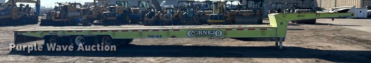 image for item NA9893 1997 Trail King SA Series drop tilt deck equipment trailer